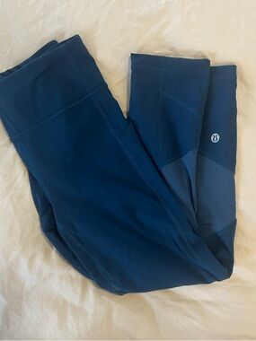 lululemon athletica Dark Blue Capri Leggings
